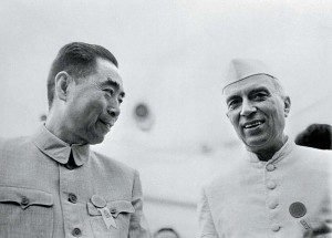Zhou Enlai and Jawaharlal Nehru